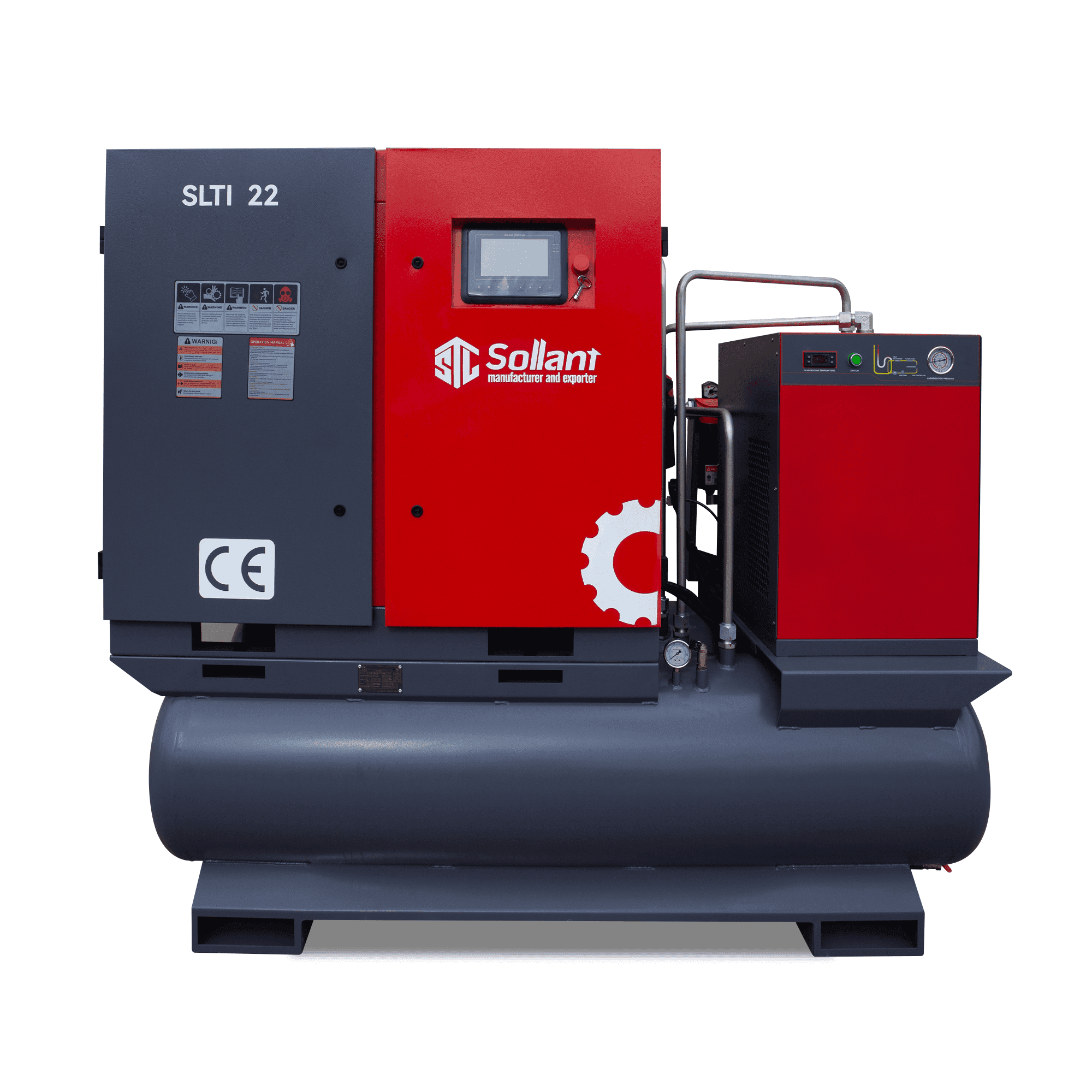 Compressor open view